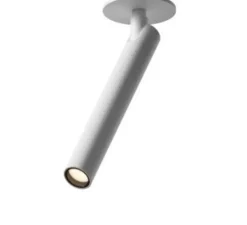 Plafonnier & Spot*Davide Groppi Plafonnier, Mira R, , LED, 2700K, 352 lm, Ø2,5cm, H18,3cm - blanc mat