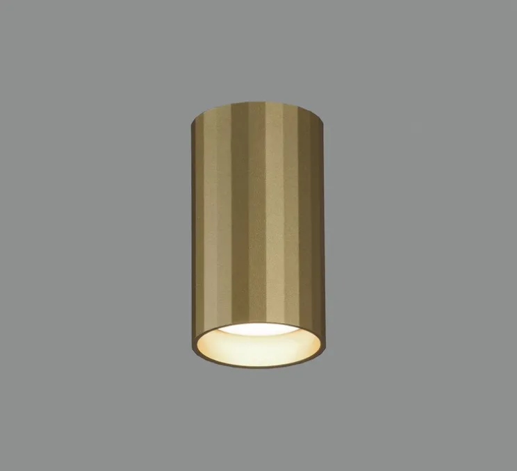 Plafonnier, Modrian, or, Ø5,65cm, H10cm - ACB