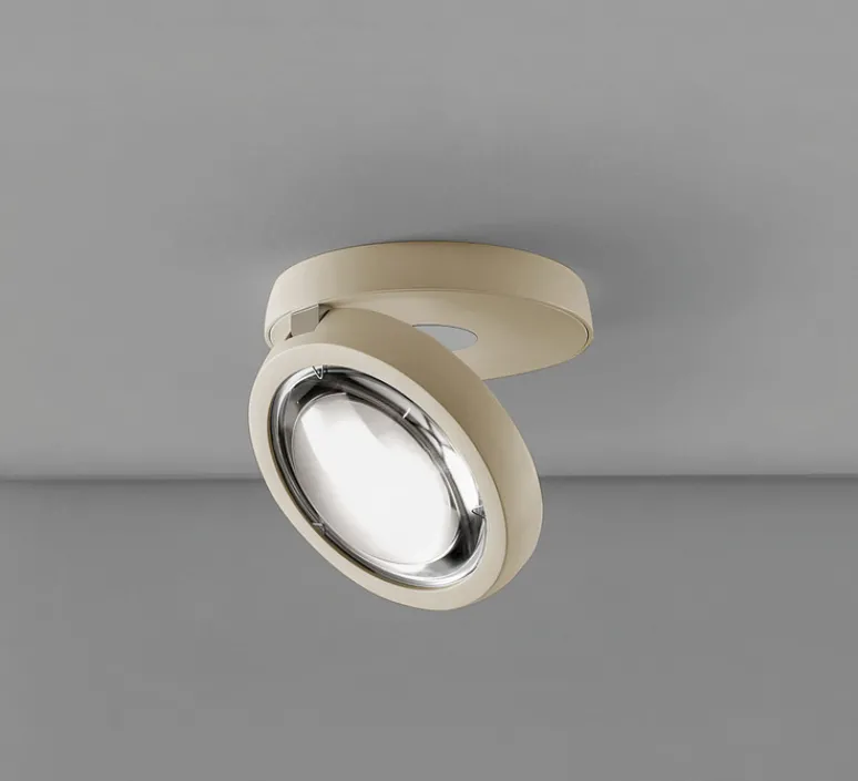 Plafonnier & Spot*Lodes Plafonnier, Nautilus, , LED, 2700K, 995 lm, Ø13,4cm, H5,8cm - champagne