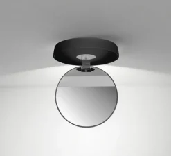 Plafonnier & Spot*Lodes Plafonnier, Nautilus, , LED, 2700K, 995 lm, Ø13,4cm, H5,8cm - noir mat