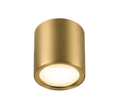 Plafonnier, Oculus, laiton, LED, dim to warm, 2000-3000K, 36-780 lm, Ø9cm, H9cm - SLV