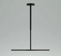 Plafonnier, Omni, noir, LED, dim, 2700K, 1200 lm, L74cm, H1,9cm - Umage