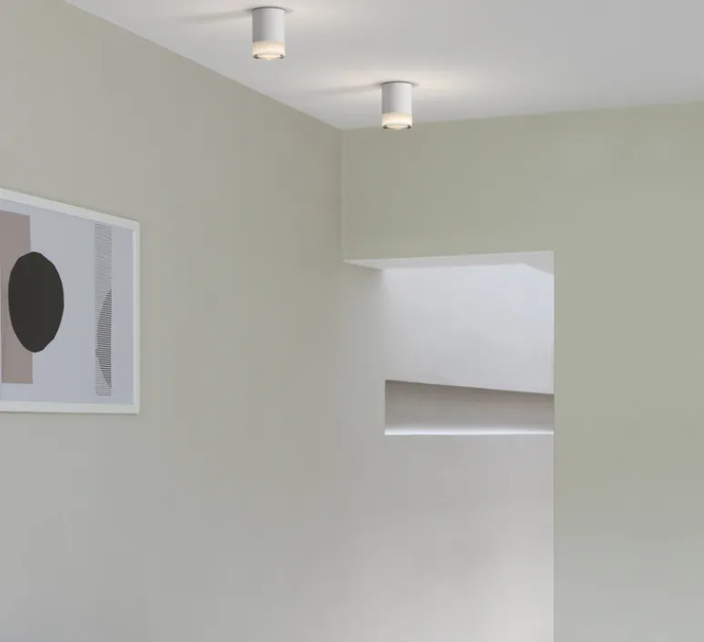 Plafonnier & Spot*Astro Plafonnier, Ottawa, , IP65, Ø8,5cm, H11cm - blanc mat