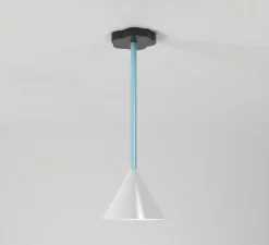 Plafonnier & Spot*Atelier Areti Plafonnier, Outlines, , L20cm, H58,8cm - noir, bleu, blanc