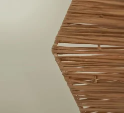 Plafonnier, Panama S, marron, Ø45cm, H5cm - Good&Mojo