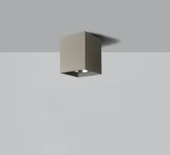 Plafonnier & Spot*ACB Plafonnier, Perseo, , IP65, LED, 3000K, 815 lm, L12cm, H12cm - gris