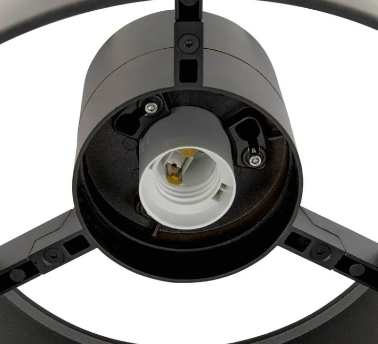 Plafonnier & Spot*SLV Plafonnier, Photoni , , IP65, Ø22,4cm, H17,5cm - noir