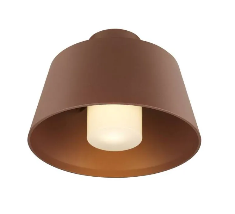 Plafonnier & Spot*SLV Plafonnier, Photoni, , IP65, Ø25cm, H17,5cm - rouille