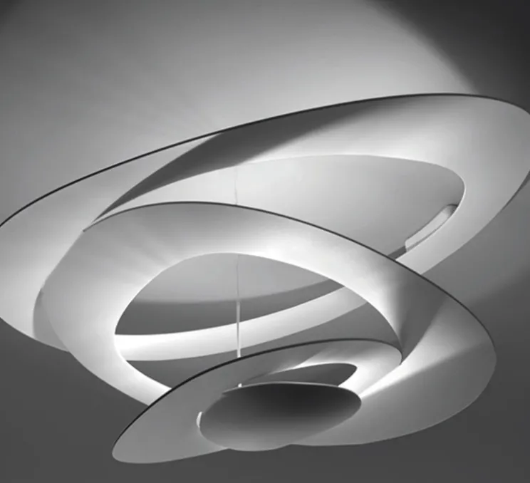 Plafonnier, Pirce, blanc, H44cm, L97cm, LED, dimmable - Artemide