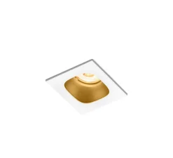 Plafonnier, Pirro 1.0, blanc, or, LED, 2700K, 380lm, Ø5,6cm, H4,3cm - Wever & Ducré
