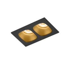 Plafonnier & Spot*Wever&Ducré Plafonnier, Pirro 2.0, , LED, 3000K, 820lm, L10cm, H4,3cm - Wever & Ducré noir et or