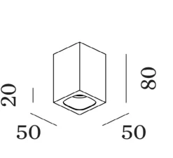 Plafonnier, Pirro Surface 1.0, noir, LED, dim, 3000k, 410 lm, Ø5cm, H8cm - Wever&Ducré