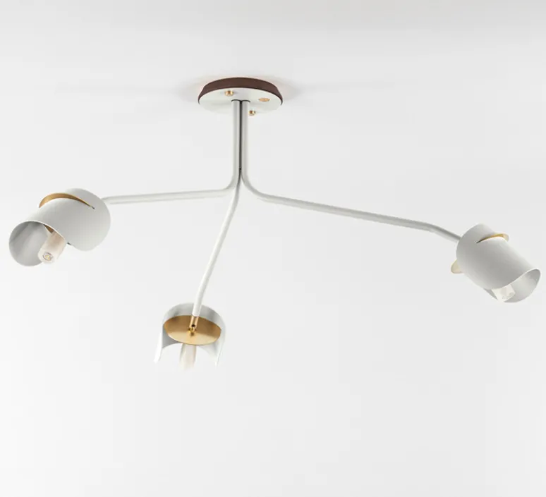 Plafonnier & Spot*JURIE & JARRE Plafonnier, PISTIL, , Øcm, H42cm - Blanc albatre