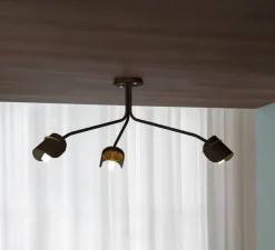 Plafonnier, PISTIL, Noir ébène, Øcm, H42cm - JURIE & JARRE