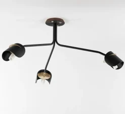 Plafonnier, PISTIL, Noir ébène, Øcm, H42cm - JURIE & JARRE