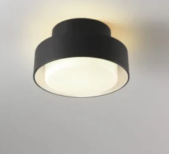 Plafonnier & Spot*Marset Plafonnier, Plaff-on! IP65, , LED, 2700k, 571lm, Ø16cm, P9cm - noir