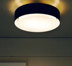 Plafonnier, Plaff-On!, noir, Ø50cm, IP54, E27 - Marset