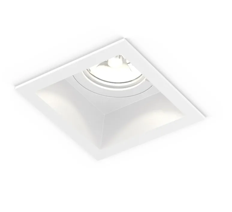 Plafonnier & Spot*Wever&Ducré Plafonnier, Plano IP44 1.0 LED, , IP44,LED, 2700K, 480lm, Ø8,5cm, H8,8cm - Wever & Ducré blanc