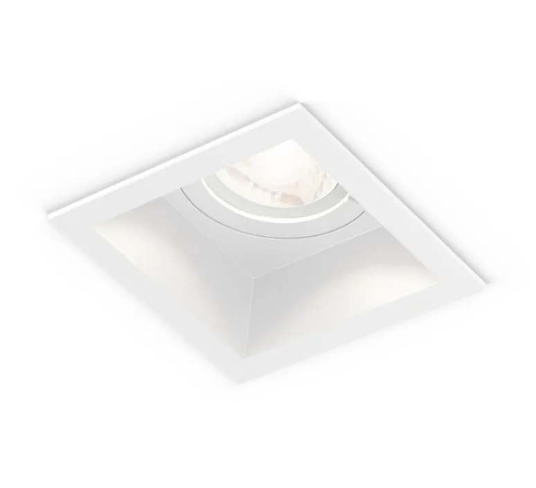 Plafonnier & Spot*Wever&Ducré Plafonnier, Plano IP44 1.0 PAR16, , IP44,Ø8,5cm, H10,8cm - Wever & Ducré blanc