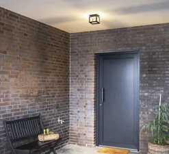 Plafonnier & Spot*SLV Plafonnier, Quadrulo, , IP55, LED, 3000K, 230 lm, L14cm, H13cm - anthracite