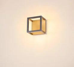 Plafonnier & Spot*SLV Plafonnier, Quadrulo, , IP55, LED, 3000K, 230 lm, L14cm, H13cm - anthracite