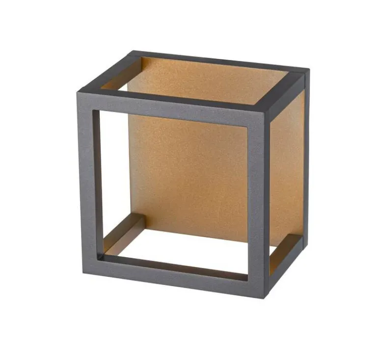 Plafonnier & Spot*SLV Plafonnier, Quadrulo, , IP55, LED, 3000K, 230 lm, L14cm, H13cm - anthracite