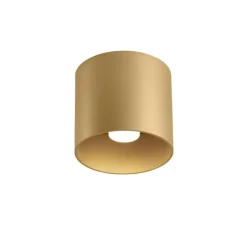 Plafonnier & Spot*Wever&Ducré Plafonnier, Ray 1.0 LED, variable par coupure de phase, , LED, dim, 2700K, 670 lm, Ø11,4cm, H10cm - champagne