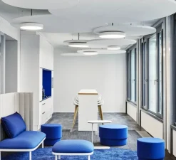 Plafonnier & Spot*Wever&Ducré Plafonnier, Roby IP44, , IP44, LED, 3000k, 1890 lm, Ø35,5cm, H6cm - blanc