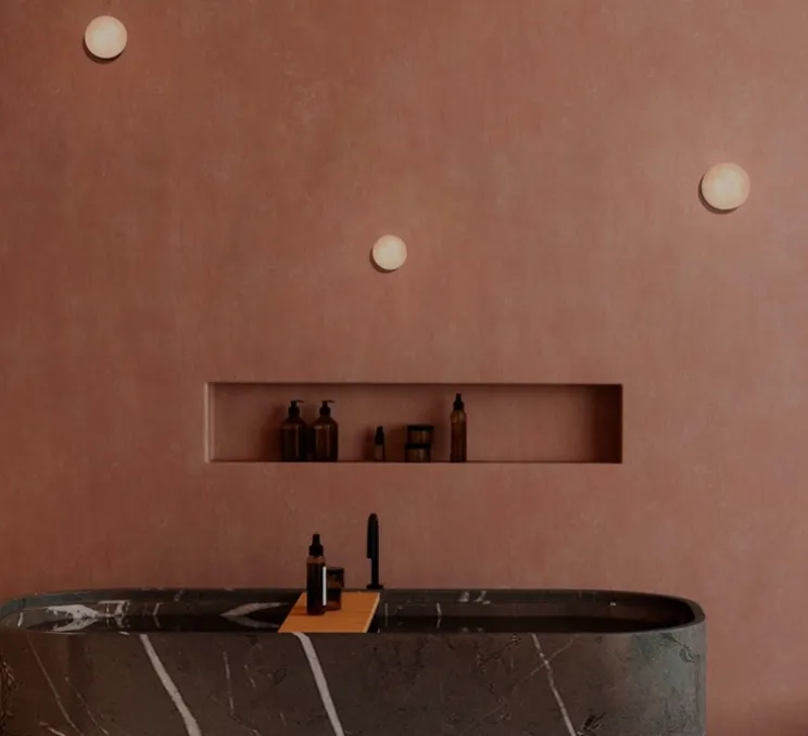 Plafonnier, Rock 14, Albâtre, IP20, LED, 2700K, 350lm, L13.5cm, P7.5cm - Robin