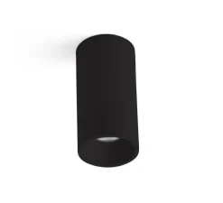 Plafonnier, Rol, noir, LED, 2700K, 968 lm, Ø7,5cm, H15,2cm-Faro