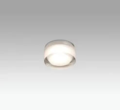 Plafonnier & Spot*Faro Plafonnier semi-encastré, Ebba, , LED, 3000K, 458lm, Ø7cm, H6,5cm - blanc