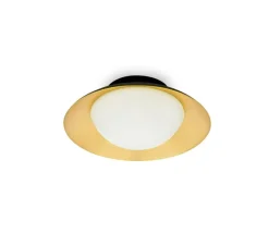 Plafonnier & Spot*Faro Plafonnier, Side 200, , Ø20cm, H9cm - noir et or