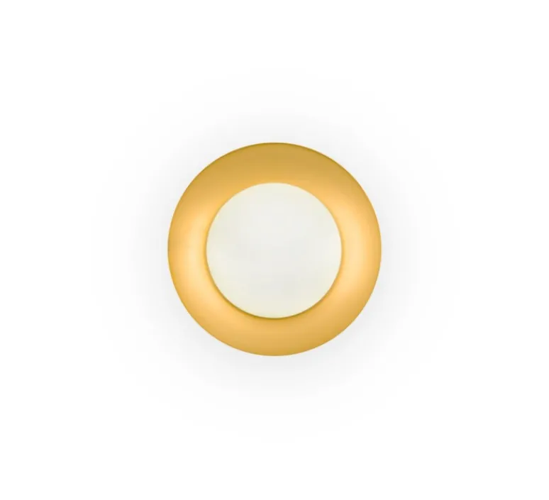 Plafonnier & Spot*Faro Plafonnier, Side 200, , Ø20cm, H9cm - noir et or