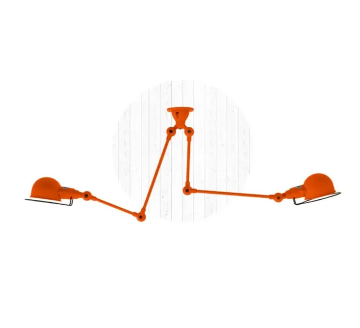Plafonnier, Signal SKY3773, orange, brillant, Ø47cm, H47cm - Jieldé