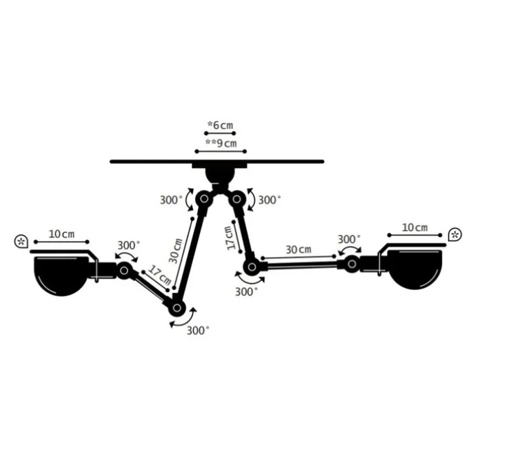 Plafonnier, Signal SKY3773, orange, brillant, Ø47cm, H47cm - Jieldé