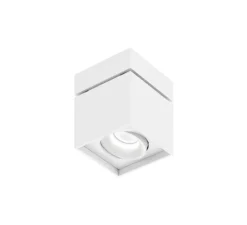 Plafonnier & Spot*Wever&Ducré Plafonnier, Sirro 1.0, , LED, dim, 2000 - 3000K, 590 lm, Ø12cm, H13cm - blanc mat