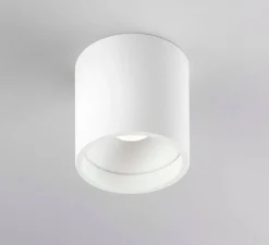 Plafonnier, Solo 1, blanc, IP54,LED, 3000K, 380lm, Ø8cm, H8cm - Light Point
