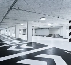 Plafonnier & Spot*XAL Plafonnier, Sono Loop 260, , IP54, LED, 3000K, 881 lm, Ø26cm, H6,5cm - blanc