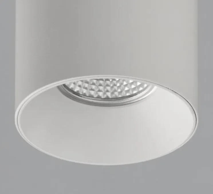 Plafonnier, Soul, blanc, Ø8cm, H10,5cm-ACB