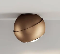 Plafonnier, Spider, terre, LED, 2700K, 920 lm, Ø12cm, H10cm - Lodes