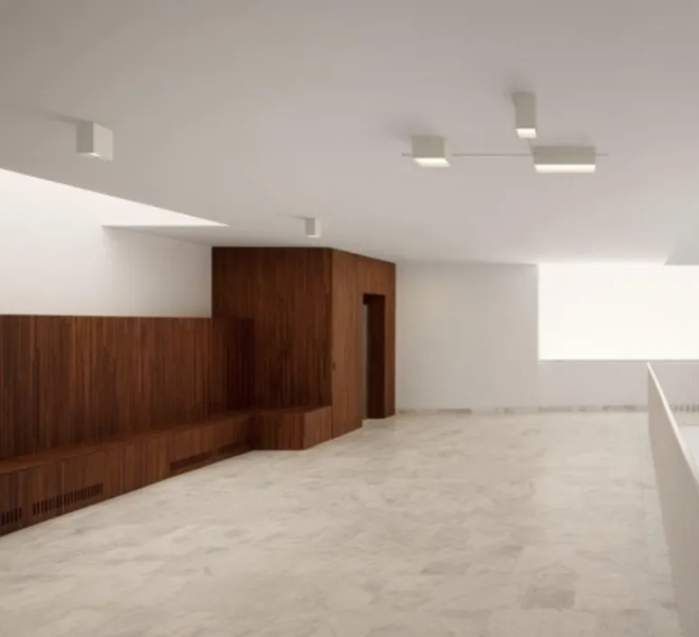 Plafonnier & Spot*Vibia Plafonnier, Structural 2634, , LED, dim, 2900K, 3126 lm, L48cm, H13cm - gris clair