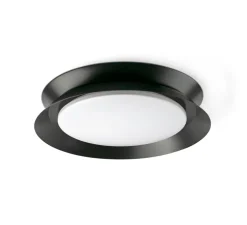 Plafonnier, TENDER, noir, LED, 2700K, 1714lm, Ø45cm, H8,2cm - Faro