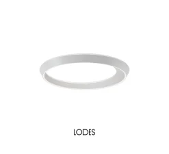 Plafonnier & Spot*Lodes Plafonnier, Tidal 75, , LED, dim, 2700K, 8589 lm, Ø75cm, H6,1cm - blanc mat