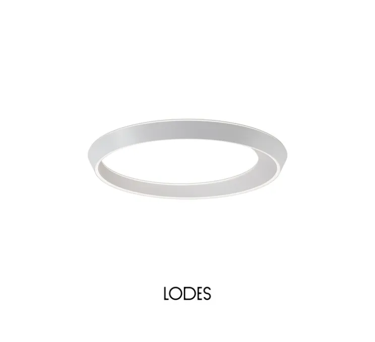 Plafonnier, Tidal 75, blanc mat, LED, dim, 2700K, 8589 lm, Ø75cm, H6,1cm - Lodes