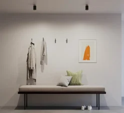 Plafonnier, Trace 1.0, noir, LED, dim, 3000K, 355 lm, Ø6,5cm, H13cm - Wever&Ducré