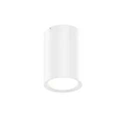 Plafonnier & Spot*Wever&Ducré Plafonnier, Tram 1.0, , IP65, LED, dim, 3000K, 555 lm, Ø5cm, H7,5cm - blanc