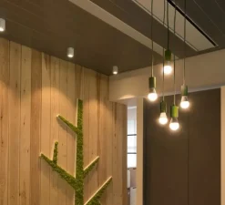 Plafonnier, Triledo, blanc, Ø8,5cm, H9,5cm - Slv