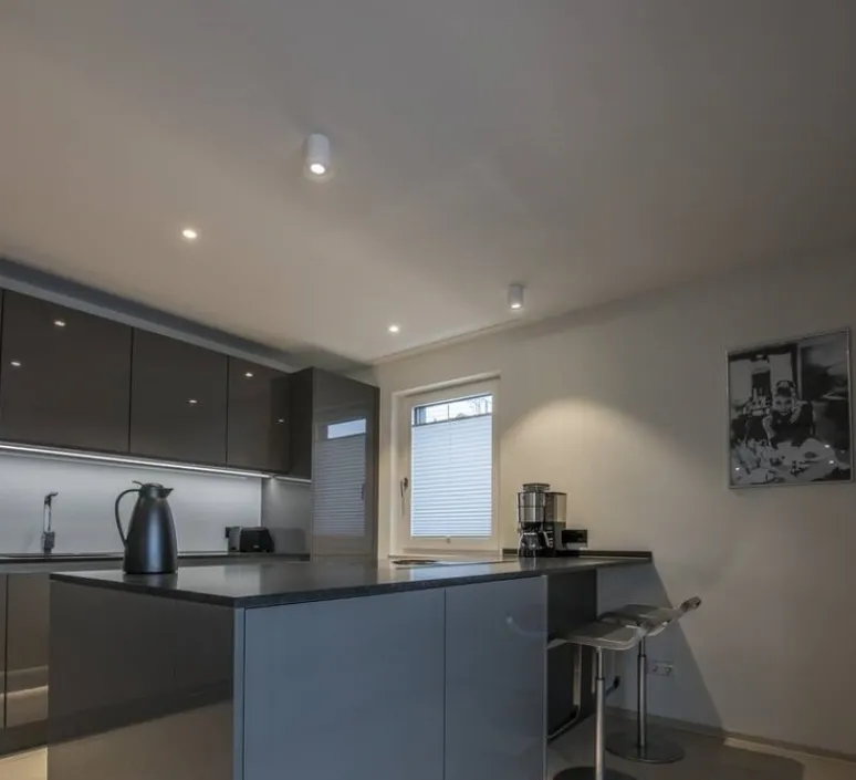 Plafonnier & Spot*SLV Plafonnier, TRILEDO, ROND CL, , LED, 3000K, 640lm, Ø8,5cm, H9,5cm - blanc