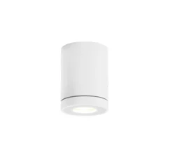 Plafonnier, Tube 1.0, blanc, IP65, LED, dim, 3000K, 475 lm, Ø8cm, H10,5cm - Wever&Ducré