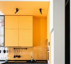 Plafonnier & Spot*OliveLab Plafonnier, Verso, , LED, 2700K, 350 lm, Ø2cm, H15cm - noir mat